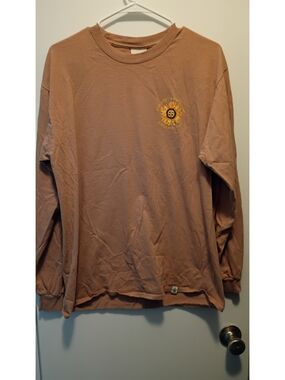 Long-Sleeve Sunflower Graphic Tee
